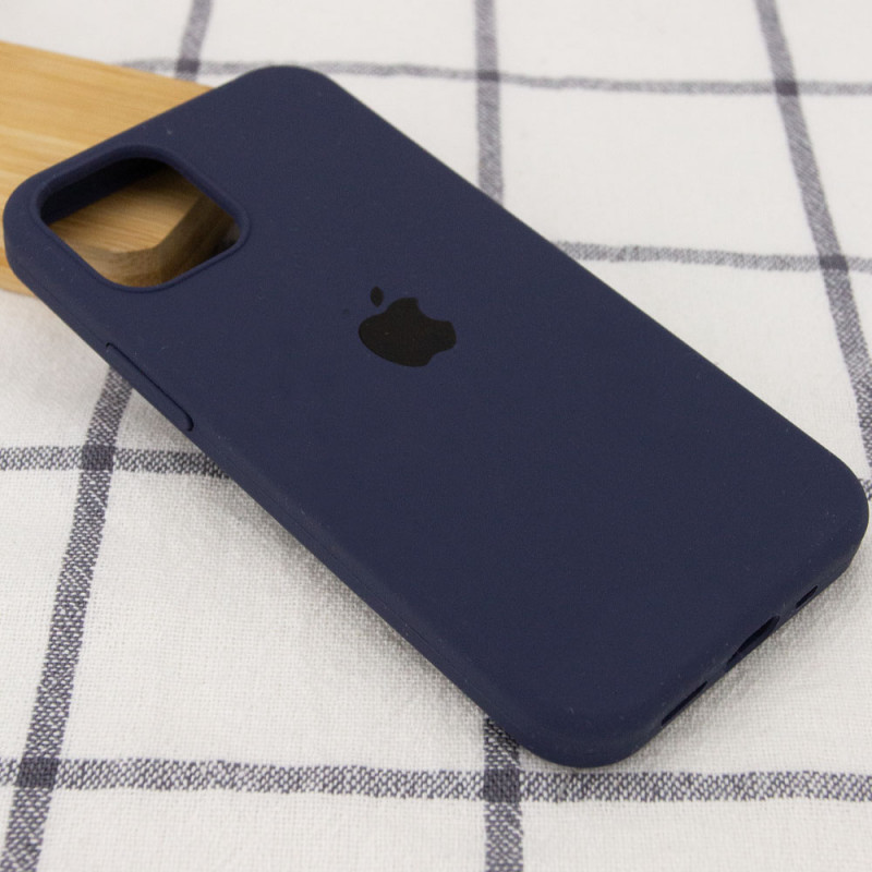 Фото Чохол Silicone Case Full Protective (AA) на Apple iPhone 15 (6.1") (Темний Синій / Midnight Blue) на vchehle.ua