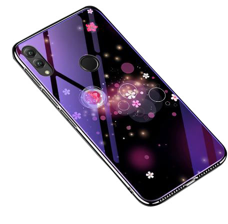 

TPU + Glass чохол Fantasy з глянцевими торцями на Huawei Honor 8C (Бульбашки і квіти) 682948