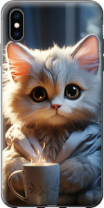 Чохол White cat на iPhone XS Max