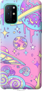 Чехол Розовая галактика для OnePlus 8T