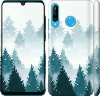 

Чохол Акварельні Ялинки на Huawei P30 Lite 862779