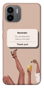 Чехол Beautiful reminder для Xiaomi Redmi A1+