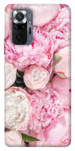 Чохол Pink peonies для Xiaomi Redmi Note 10 Pro Max