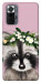 Чохол Raccoon in flowers для Xiaomi Redmi Note 10 Pro Max