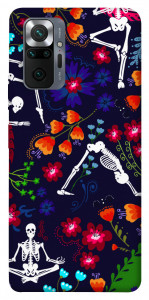 Чехол Yoga skeletons для Xiaomi Redmi Note 10 Pro Max