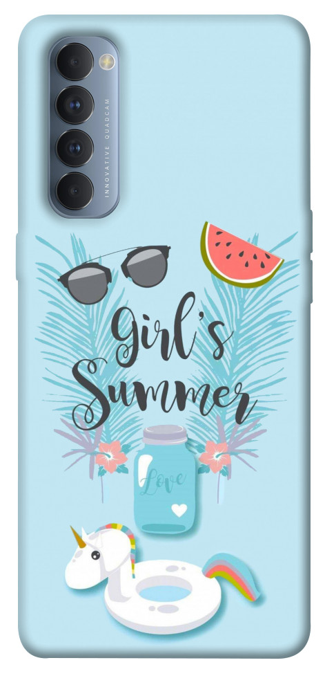 

Чехол Girls summer для Oppo Reno 4 Pro 1504401
