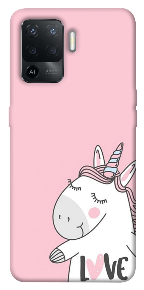 Чехол Unicorn love для Oppo Reno 5 Lite