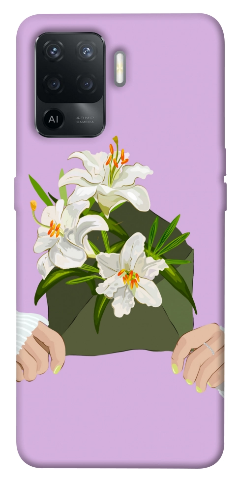 Чохол Flower message для Oppo Reno 5 Lite