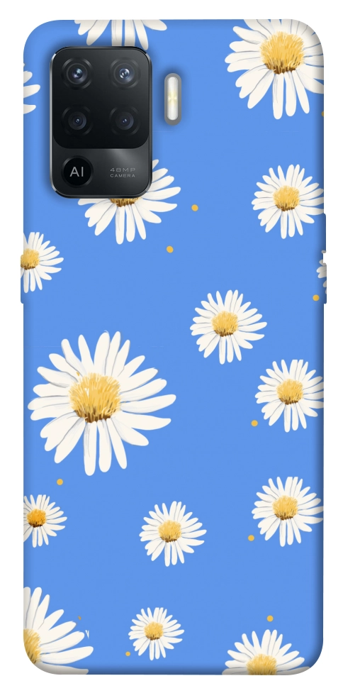 Чехол Chamomile pattern для Oppo Reno 5 Lite