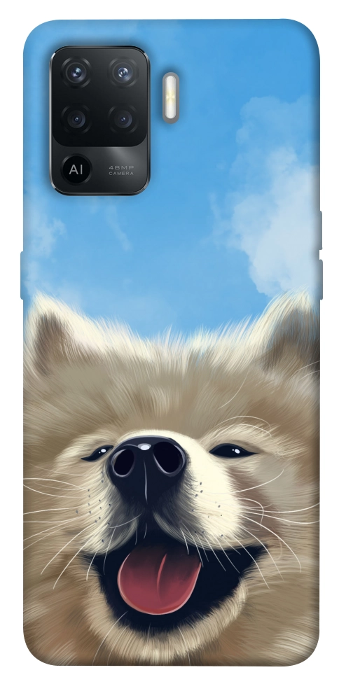 Чехол Samoyed husky для Oppo Reno 5 Lite