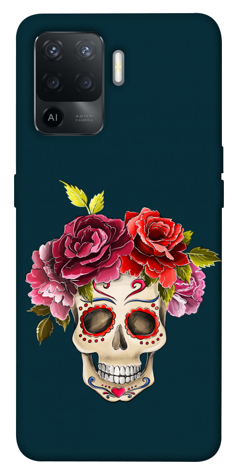 

Чехол Flower skull для Oppo Reno 5 Lite 1505572
