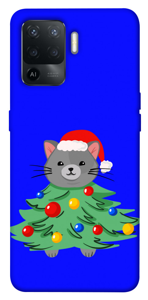 

Чохол Новорічний котик для Oppo Reno 5 Lite 1505591