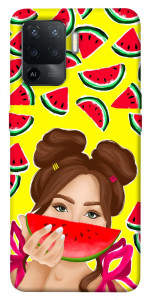 Чехол Watermelon girl для Oppo Reno 5 Lite