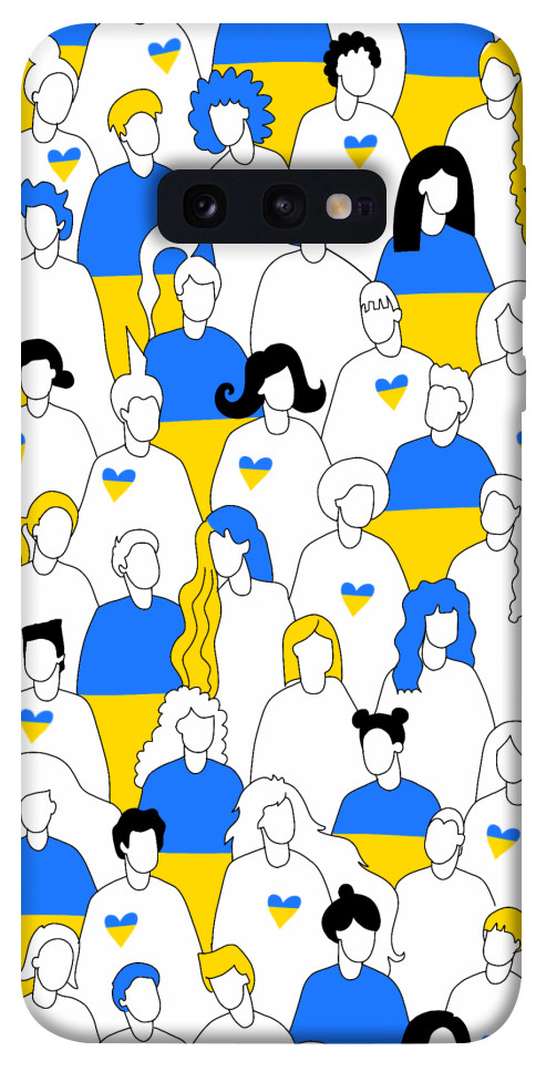 Чехол Люди для Galaxy S10e