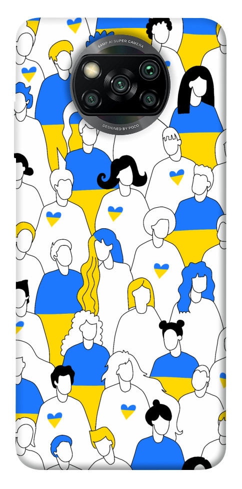 Чехол Люди для Xiaomi Poco X3 NFC