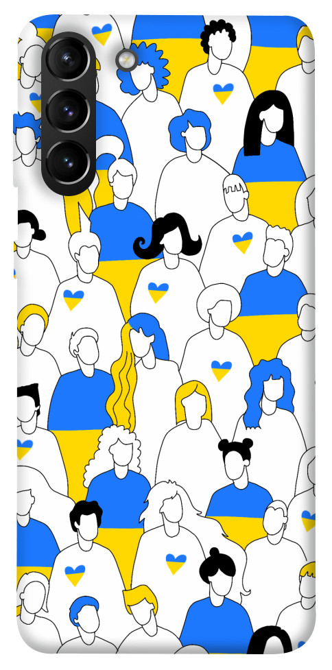 Чехол Люди для Galaxy S21+
