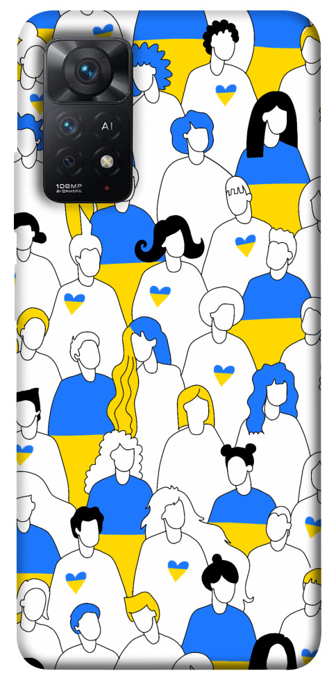Чехол Люди для Xiaomi Redmi Note 11 Pro 5G