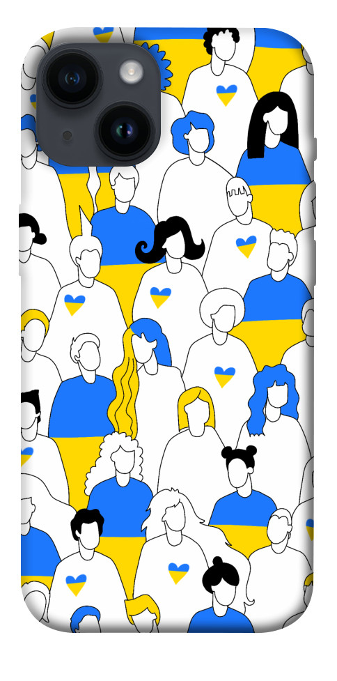 Чехол Люди для iPhone 14