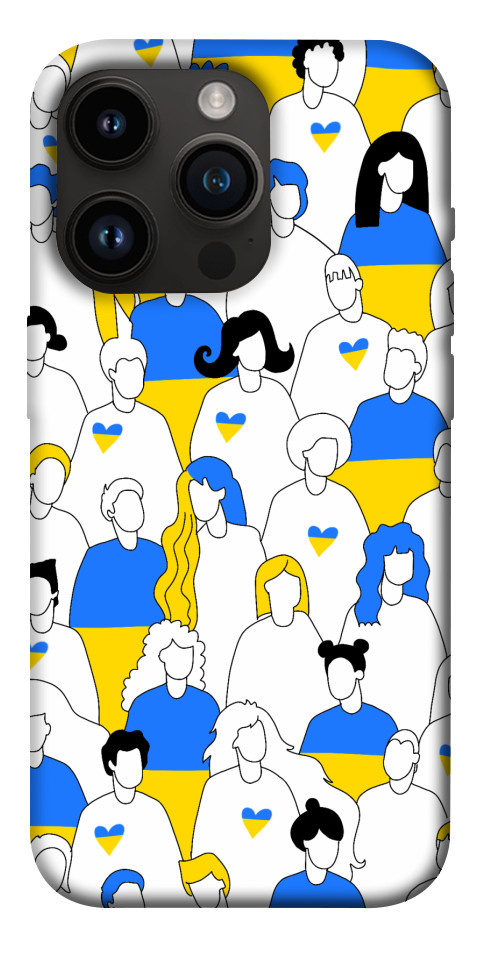Чехол Люди для iPhone 14 Pro