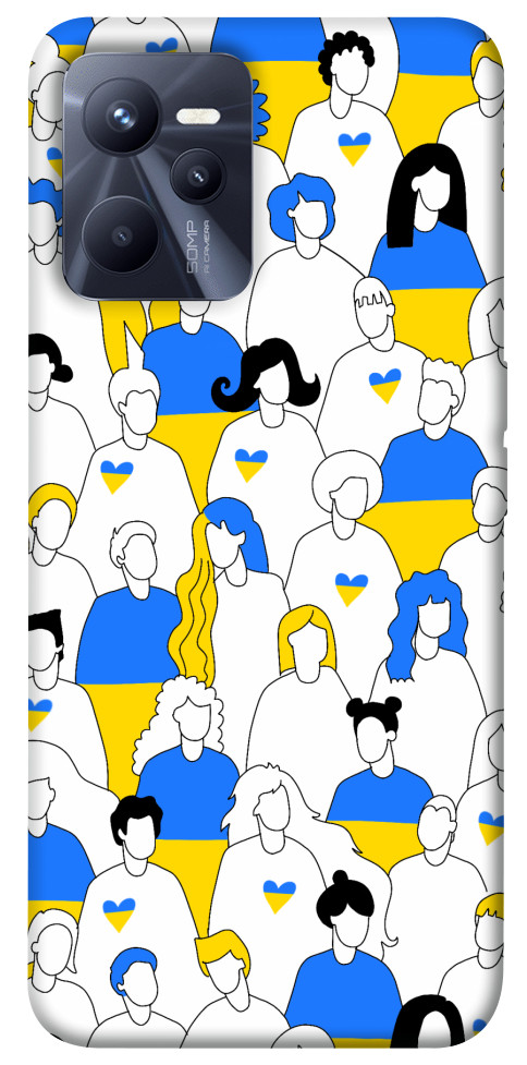 Чехол Люди для Realme C35