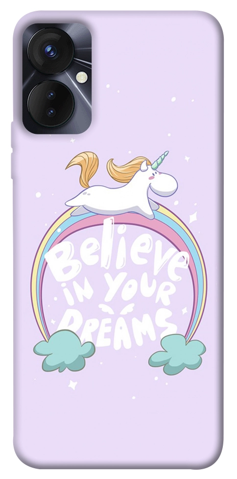 Чехол Believe in your dreams unicorn для TECNO Spark 9 Pro