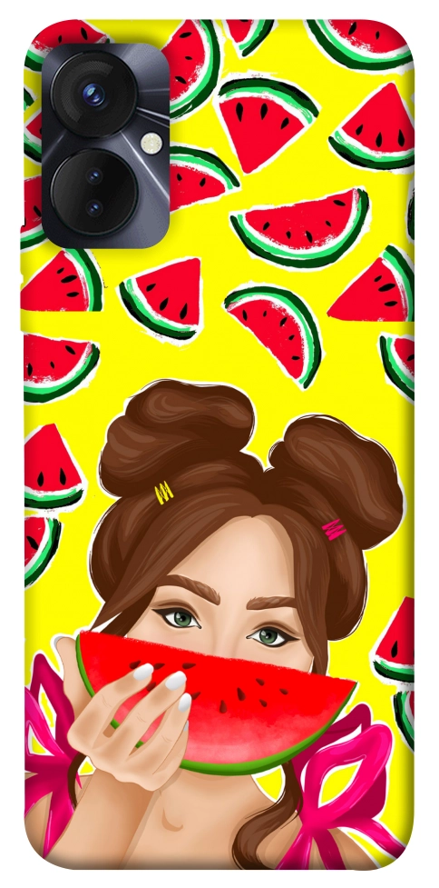 Чехол Watermelon girl для TECNO Spark 9 Pro