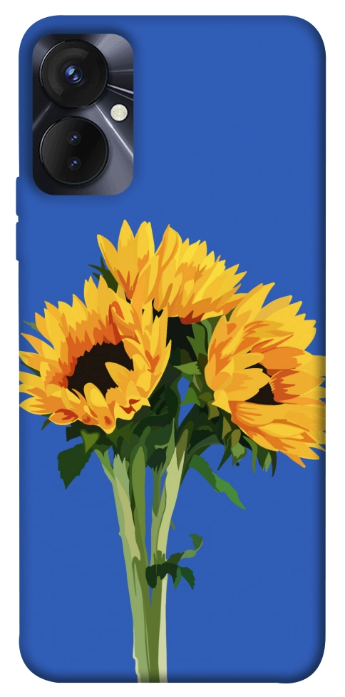 Чохол Bouquet of sunflowers для TECNO Spark 9 Pro