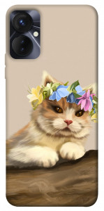 Чохол Cat in flowers для TECNO Spark 9 Pro