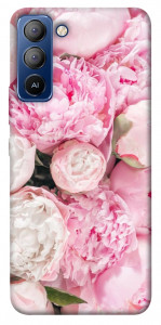 Чехол Pink peonies для TECNO Pop 5 LTE