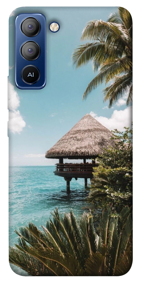 Чехол Тропический остров для TECNO Pop 5 Pro