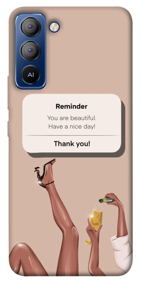 

Чехол Beautiful reminder для TECNO Pop 5 LTE 1515069