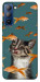 Чехол Cat with fish для TECNO Pop 5 LTE