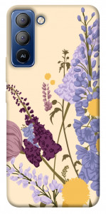 Чохол Flowers art для TECNO Pop 5 LTE