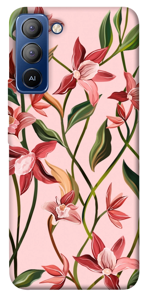 Чохол Floral motifs для TECNO Pop 5 LTE