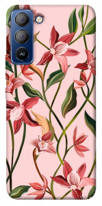 Чехол Floral motifs для TECNO Pop 5 LTE