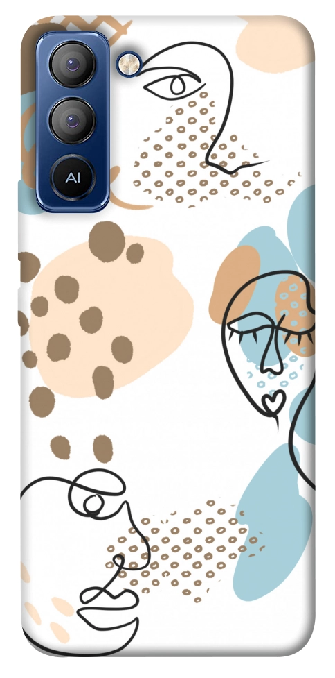 Чехол Face pattern для TECNO Pop 5 Pro