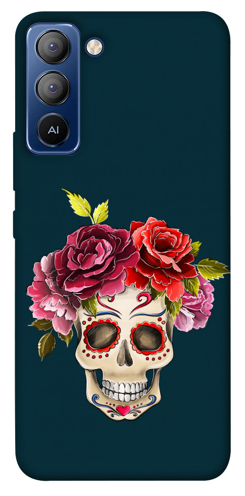 

Чохол Flower skull для TECNO Pop 5 LTE 1515468