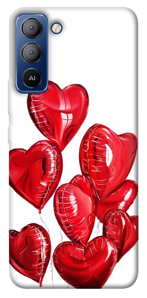 Чехол Heart balloons для TECNO Pop 5 Pro