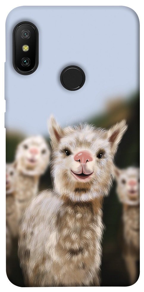 Чехол Funny llamas для Xiaomi Redmi 6 Pro