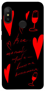 Чохол Вино та кохання для Xiaomi Mi A2 Lite