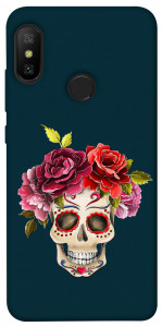 Чехол Flower skull для Xiaomi Mi A2 Lite