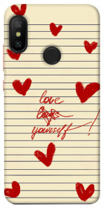 Чохол Love yourself для Xiaomi Mi A2 Lite