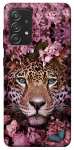 Чехол Леопард в цветах для Galaxy A52s