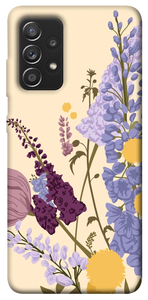 Чохол Flowers art для Galaxy A52s