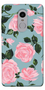 Чехол Розовый принт для Xiaomi Redmi Note 4 (Snapdragon)