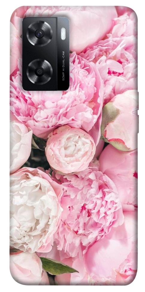 Чохол Pink peonies для Oppo A57s