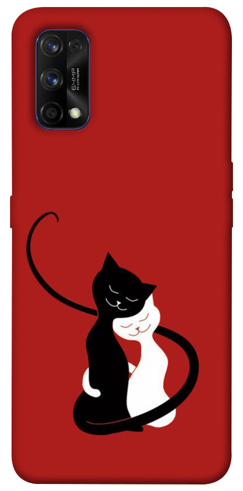 

Чехол Влюбленные коты для Realme 7 Pro 1518629