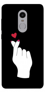 Чехол Сердце в руке для Xiaomi Redmi Note 4 (Snapdragon)