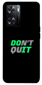 Чехол Don't quit для Oppo A57s