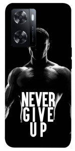 Чохол Never give up для Oppo A57s